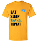 EAT SLEEP - T-SHIRT BLACK