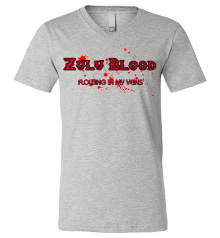 Zulu Blood V-Neck T-Shirt