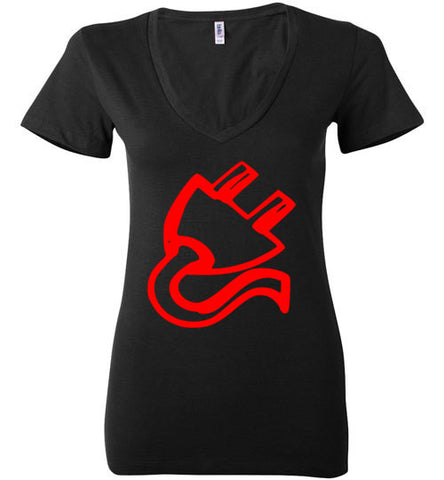 Ladies Big Plug Red
