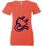 Ladies Big Plug Blue