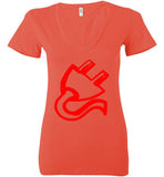Ladies Big Plug Red