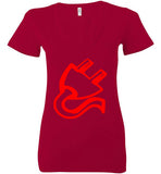 Ladies Big Plug Red