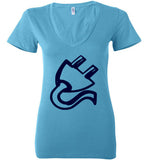 Ladies Big Plug Blue