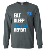 EAT SLEEP - LONG SLEEVE WHITE