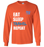 EAT SLEEP - LONG SLEEVE WHITE