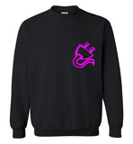 Pink PLug Crew Sweatshirt
