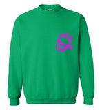 Pink PLug Crew Sweatshirt