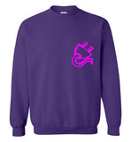 Pink PLug Crew Sweatshirt