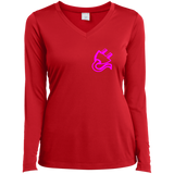 I'm Connected Ladies’ Long Sleeve Performance V-Neck Tee