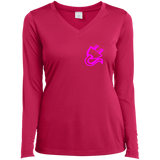 I'm Connected Ladies’ Long Sleeve Performance V-Neck Tee