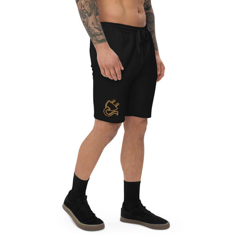 I'm Connected Big Plug Men's fleece shorts